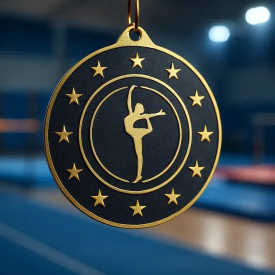Valour Gymnastics Stainless Steel Metal Medal