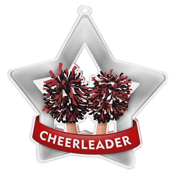 Cheerleader Mini Star Silver Medal