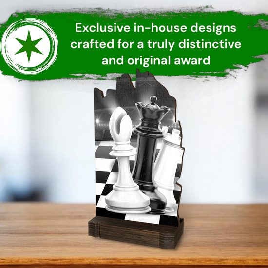 Shard Chess Eco Friendly Wooden Trophy