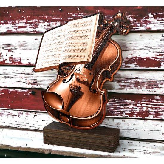 Sierra Classic Violin Real Wood Trophy