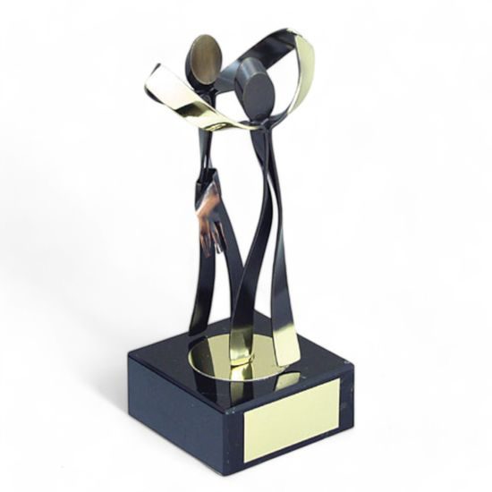 Galicia Ballroom Dancing Handmade Metal Trophy