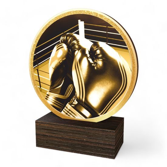 Holt Classic Boxing Real Wood Trophy
