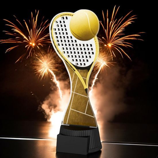 Classic Toronto Tennis Racket and Ball Trophy