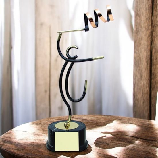Valencia Rhythmic Gymnastics Handmade Metal Trophy