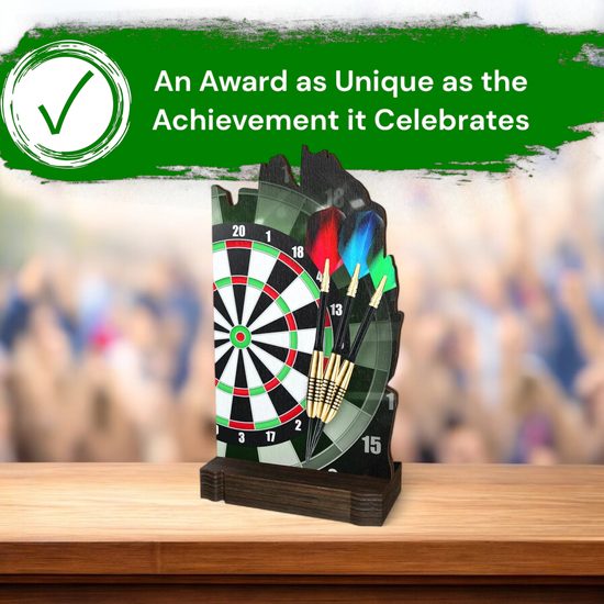 Shard Darts Eco Friendly Wooden Trophy