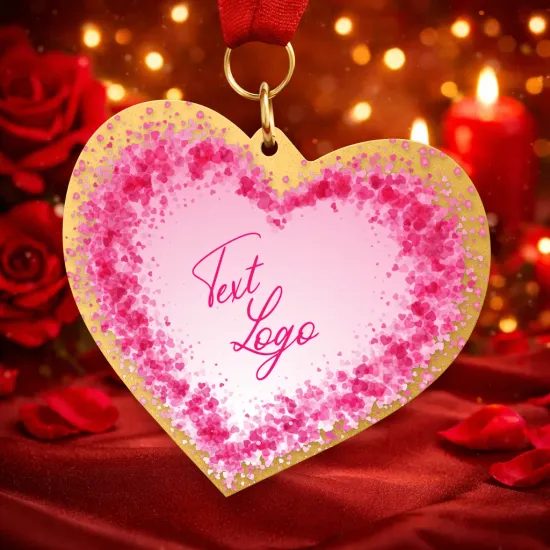 Love Champion Metal Heart Medal