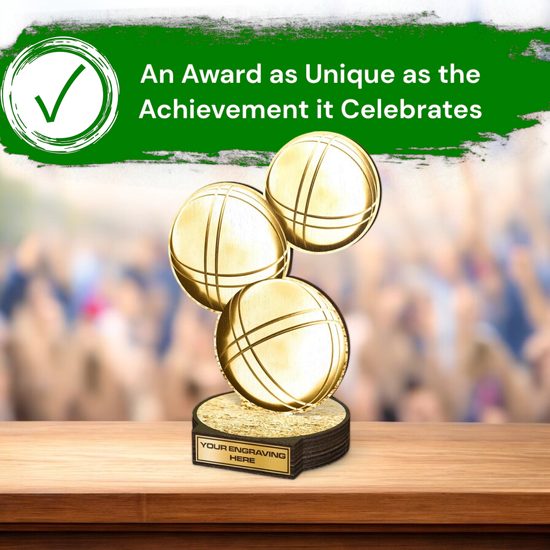 Grove Classic Petanque Real Wood Trophy