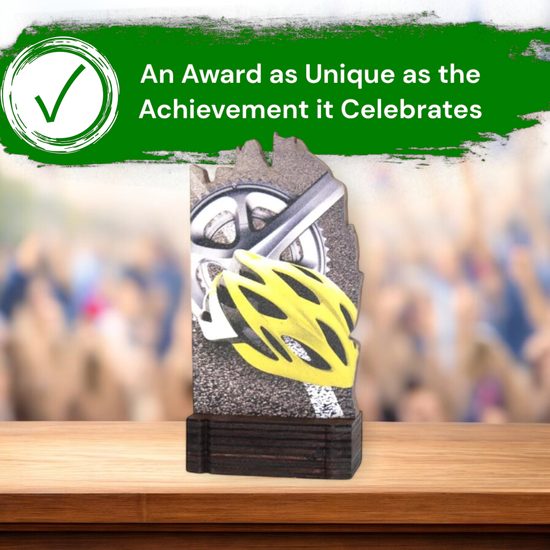 Shard Cycling Eco Friendly Wooden Trophy