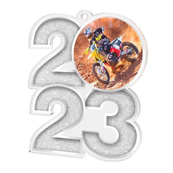 Motocross 2023 Acrylic Medal