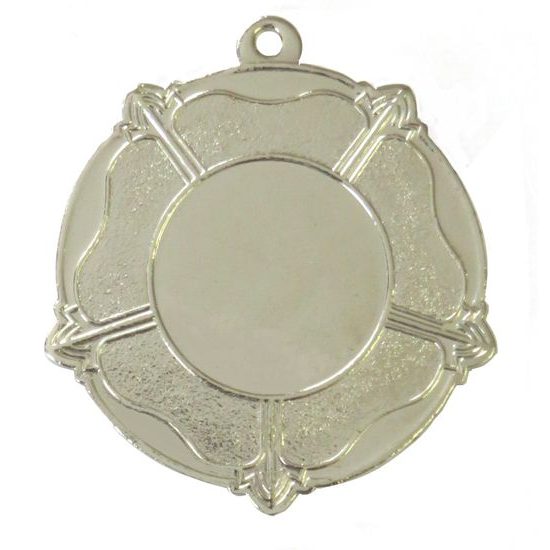 Tudor Rose Logo Insert Silver Medal