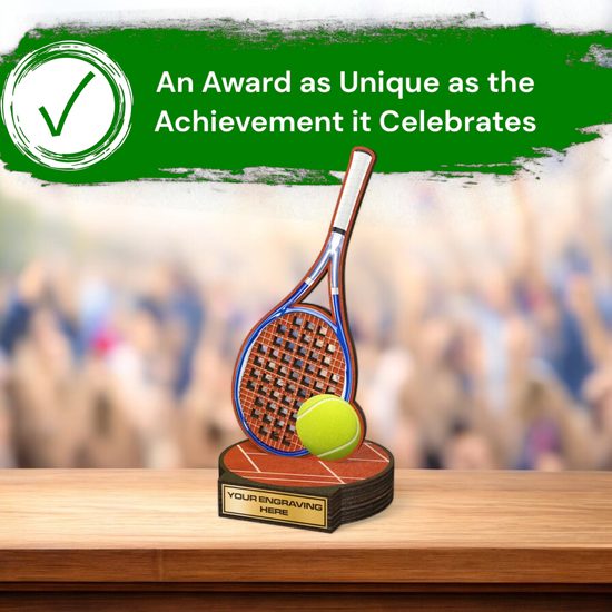 Grove Tennis Real Wood Trophy