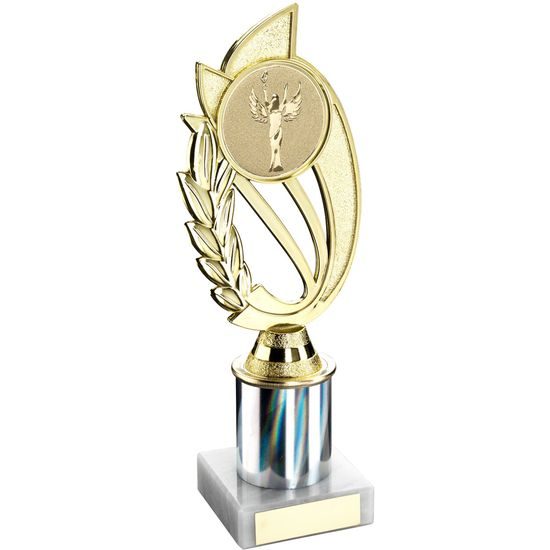 Silver Victory Logo Insert Trophy