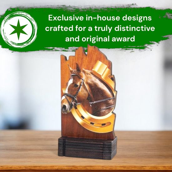Shard Equestrian Eco Friendly Wooden Trophy