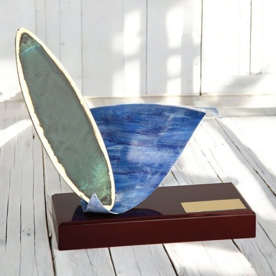 Aragon Surfing Handmade Metal Trophy