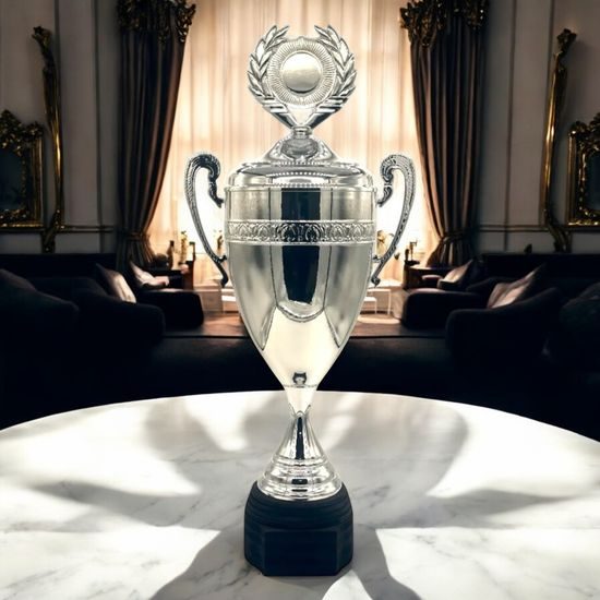 Bond Silver Logo Cup With Lid