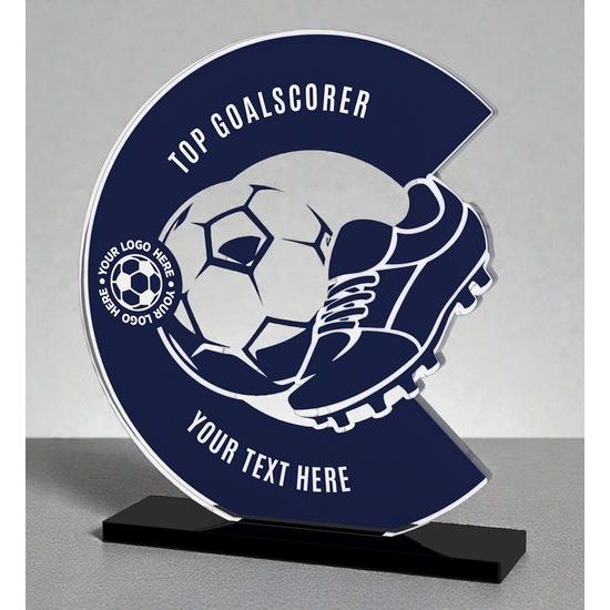 Cantu Deluxe Custom Printed Top Goal Scorer Football Trophy