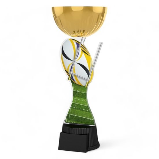 Vancouver Rugby Ball and Goal Gold Cup Trophy
