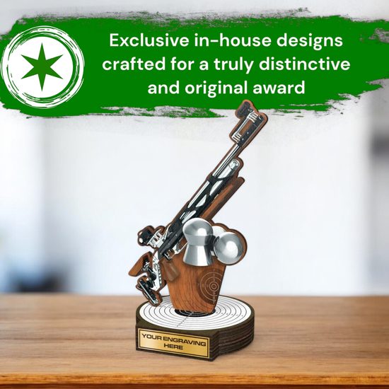 Grove Rifle Shooting Real Wood Trophy