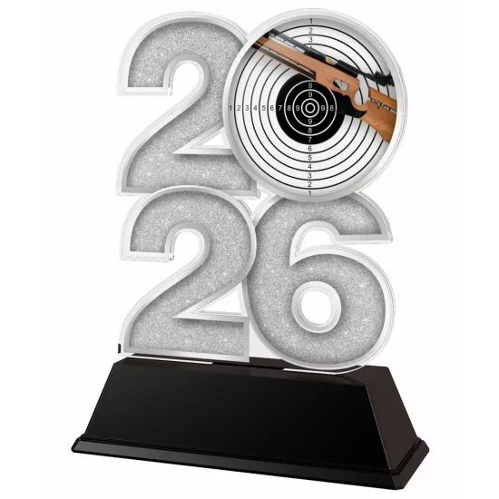 Rifle Shooting Year Trophy – Sports Award with Year Selection