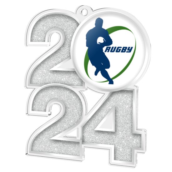 Rugby 2024 Acrylic Medal