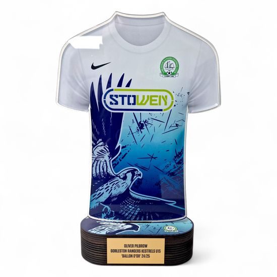 Maxi Sports Shirt Custom Made Acrylic Award