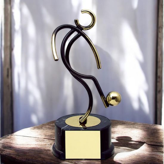 Valencia Football Player Handmade Metal Trophy