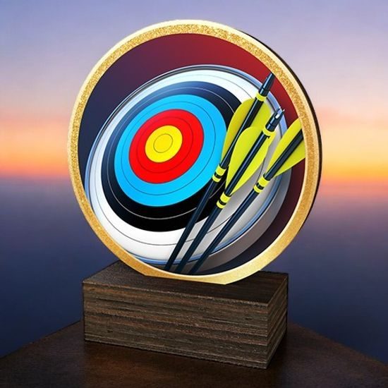 Holt Colour Archery Real Wood Trophy