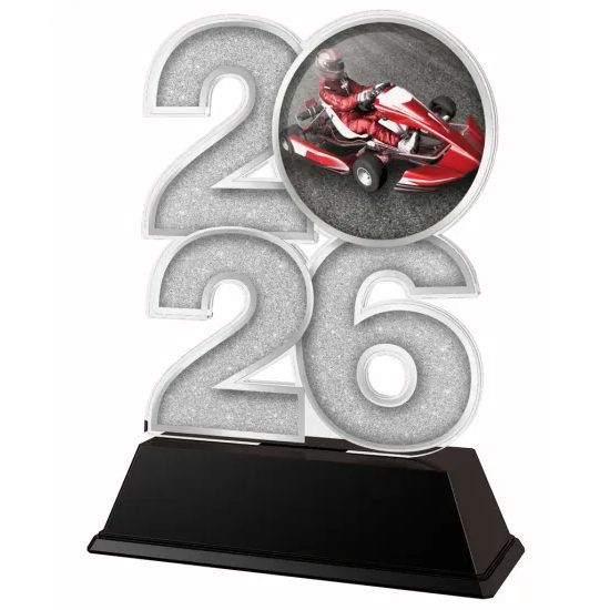 Go Karting Year Trophy – Award with Year Selection