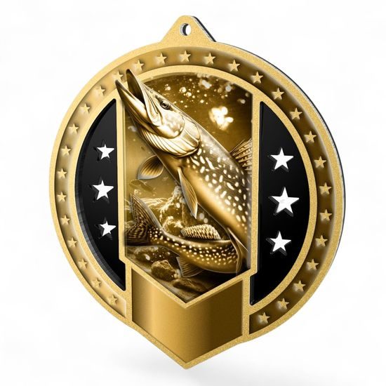 Sentinel Classic Pike Fishing Stainless Steel Medal