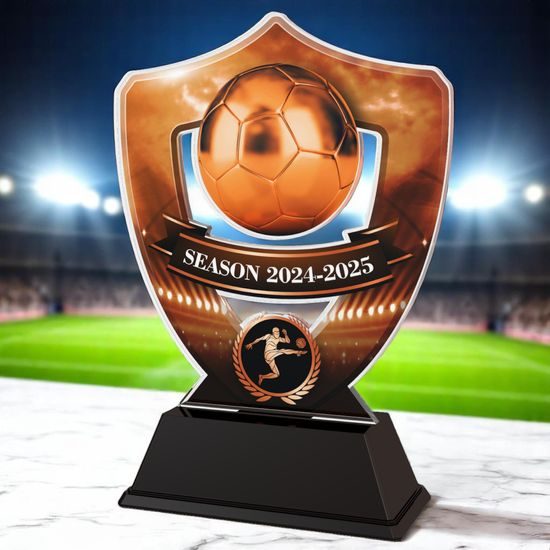 Club Colours Football Squad 2024-25 Shield Trophy