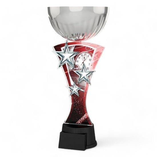 Triple Star Athletics Running Silver Trophy Cup