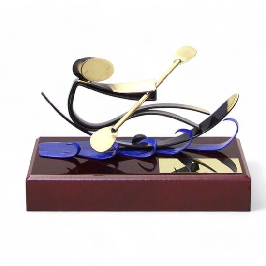 Barcelona Canoe Handmade Metal Trophy