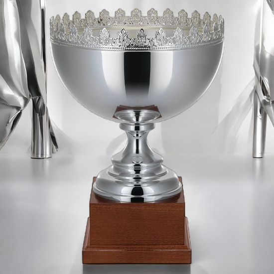 Jorginho Silver Plated Metal Bowl