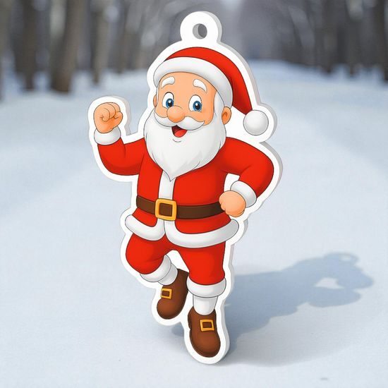 Jolly Father Christmas Irish Dance Medal