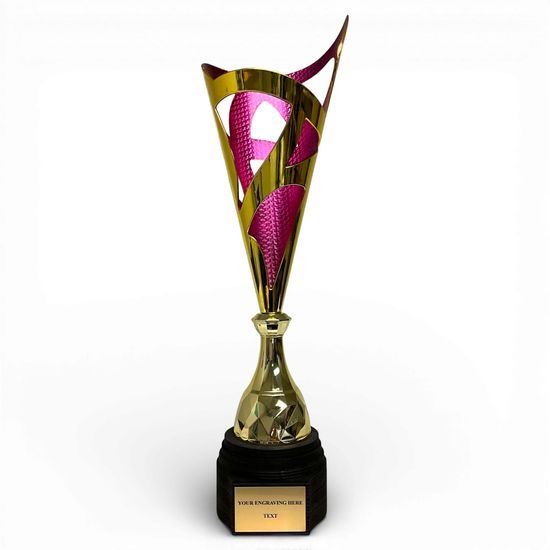 Havana Gold & Pink Blade Trophy