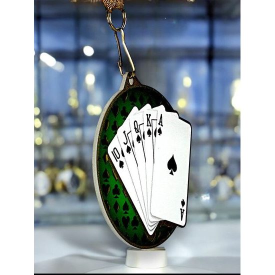 Aurum Poker Card Game Stainless Steel Medal