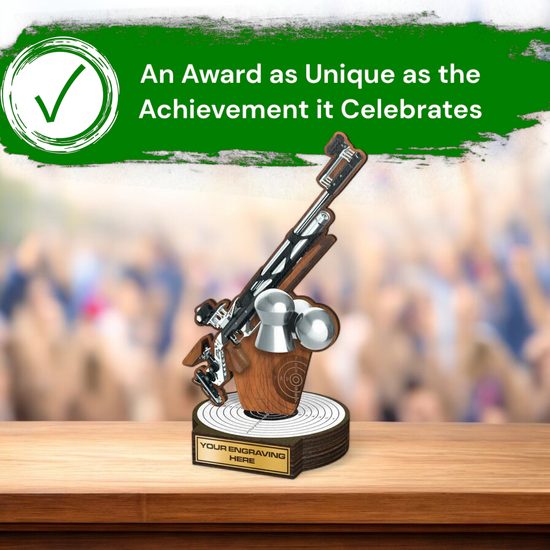 Grove Rifle Shooting Real Wood Trophy