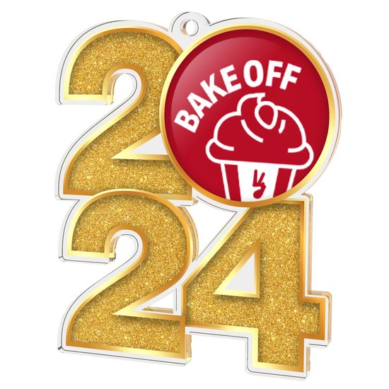 Bake Off 2024 Acrylic Medal