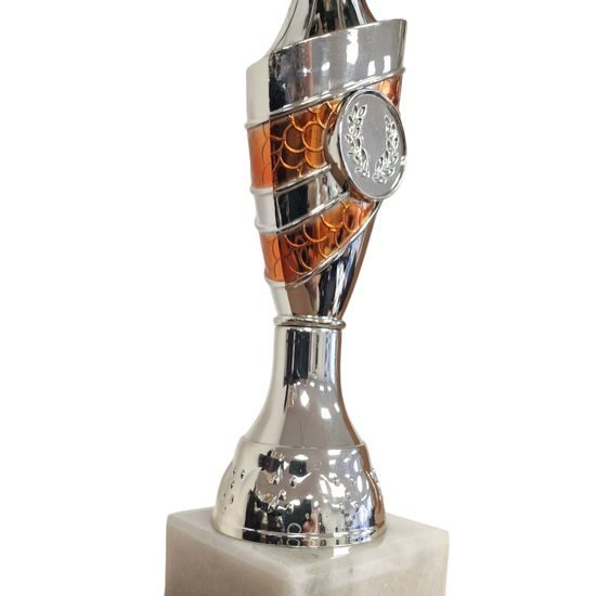 Carnaby Silver Bronze Trim Cup