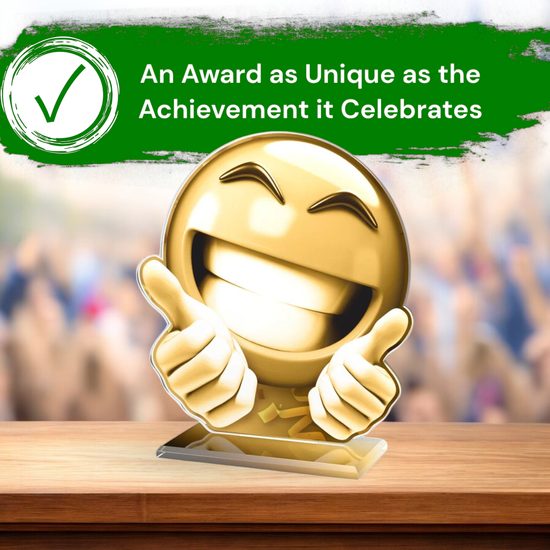 Cannes Classic Smiley Face Emoji Trophy
