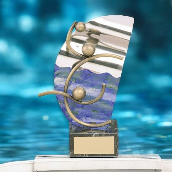 Polentinos Water Polo Handmade Metal Trophy