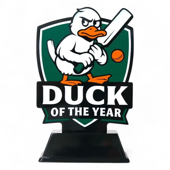 Pavilion Duck of the Year Cricket Trophy