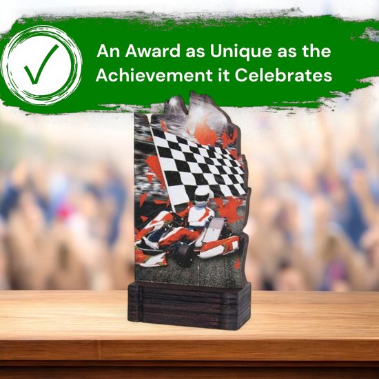 Shard Go Kart Eco Friendly Wooden Trophy