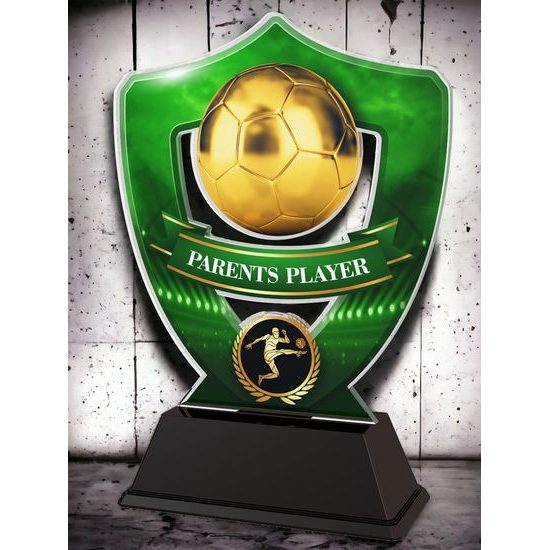 Club Colours Parents Player Shield Trophy