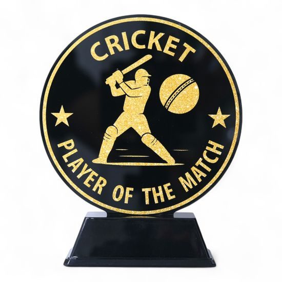 Quantum Cricket Player of the Match Trophy