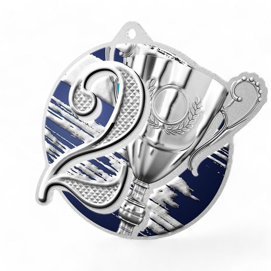 Aurum 2nd Place Silver Stainless Steel Medal