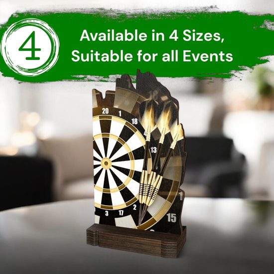 Shard Classic Darts Eco Friendly Wooden Trophy
