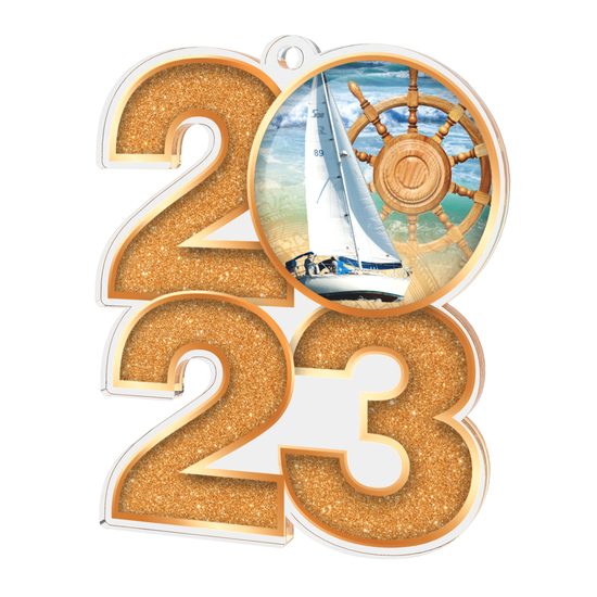 Sailing Acrylic 2023 Medal