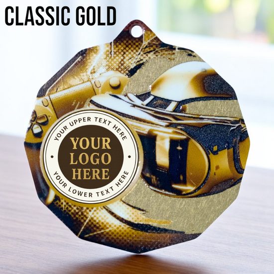 Dodeca eSport Gaming Stainless Steel Logo Insert Medal