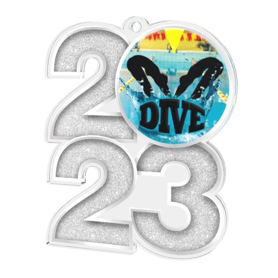 Diving 2023 Acrylic Medal